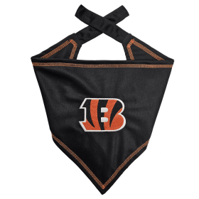 Cincinatti Bengals Tie Around Bandana (size: S-M)