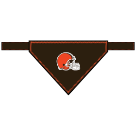 CLEVELAND BROWNS TIE AROUND BANDANA (size: L-XL)