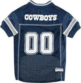 Dallas Cowboys Pet Striped Jersey (size: LG)