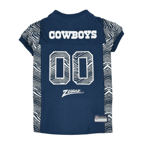 Dallas Cowboys Zubaz Pet Jersey (size: LG)