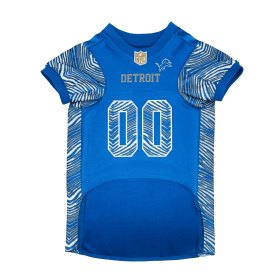 Detroit Lions Zubaz Pet Jersey (size: Md)