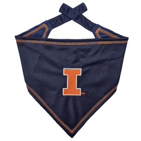 Illinois Tie Around Bandana (size: L-XL)