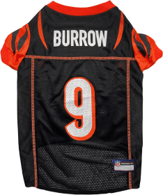 Joe Burrow Pet Jersey (Cin) (Color: Team Colors, size: SM)