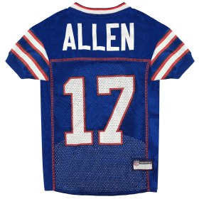 Josh Allen Pet Jersey (Buf) (Color: Team Colors, size: LG)