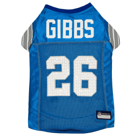 Jahmyr Gibbs Pet Striped Jersey (Det) (Color: Team Colors, size: LG)