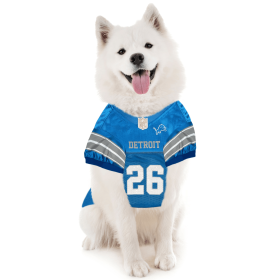 Jahmyr Gibbs Pet Striped Jersey (Det) (Color: Team Colors, size: SM)