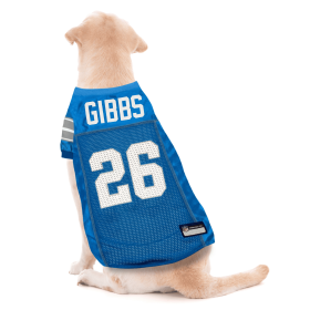 Jahmyr Gibbs Pet Striped Jersey (Det) (Color: Team Colors, size: XL)