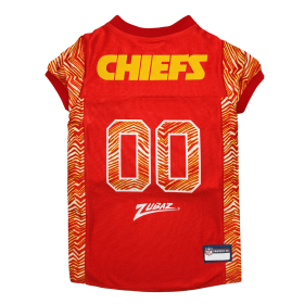 Kansas City Chiefs Zubaz Pet Jersey (Copy) (size: LG)