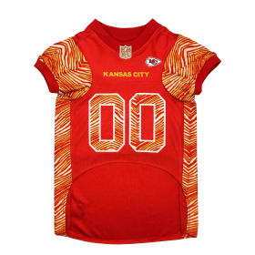 Kansas City Chiefs Zubaz Pet Jersey (Copy) (size: Md)