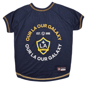 LA Galaxy Pet Tee Shirt (size: LG)