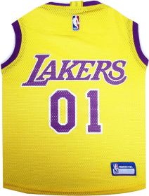 LA Lakers Basketball Mesh Jersey (size: SM)