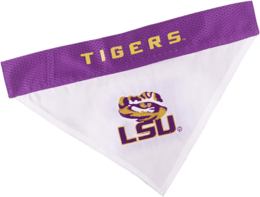 Louisiana State Reversible Bandana (size: S-M)