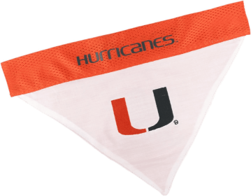 U Of Miami Reversible Bandana (size: S-M)