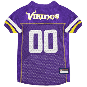 Minnesota Vikings Pet Striped Jersey (size: LG)
