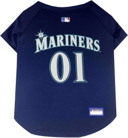 Seattle Mariners Pet Jersey (size: LG)