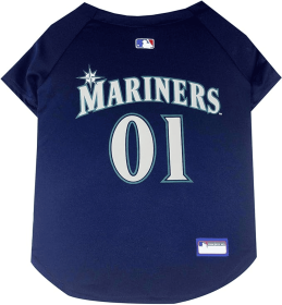 Seattle Mariners Pet Jersey (size: SM)