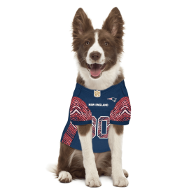 New England Patriots Zubaz Pet Jersey (size: XL)