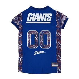 New York Giants Zubaz Pet Jersey (size: LG)