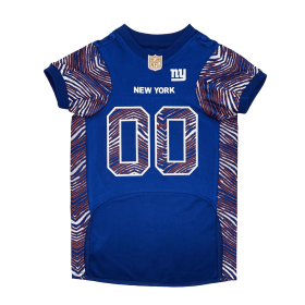 New York Giants Zubaz Pet Jersey (size: Md)