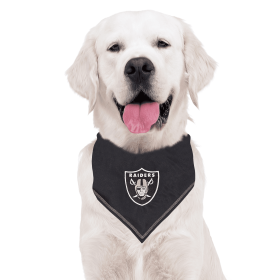 Las Vegas Raiders Tie Around Bandana (size: S-M)