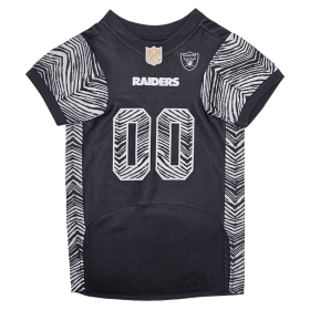 Las Vegas Raiders Zubaz Pet Jersey (size: Md)
