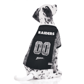Las Vegas Raiders Zubaz Pet Jersey (size: SM)