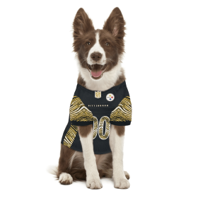 Pittsburgh Steelers Zubaz Pet Jersey (size: XL)
