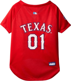 Texas Rangers Pet Jersey (size: SM)