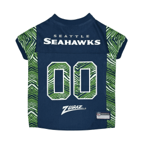 Seattle Seahawks Zubaz Pet Jersey (size: LG)