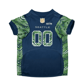 Seattle Seahawks Zubaz Pet Jersey (size: Md)