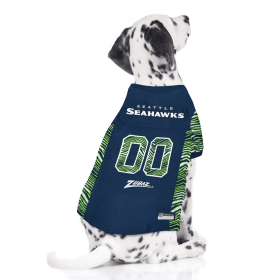 Seattle Seahawks Zubaz Pet Jersey (size: SM)