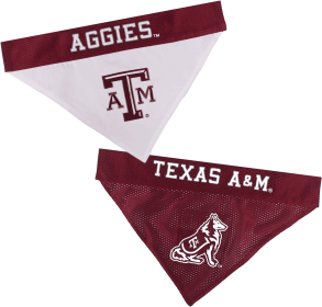 Texas A & M Reversible Bandana (size: S-M)