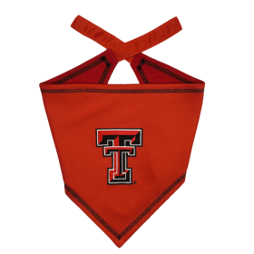 TEXAS TECH TIE AROUND BANDANA (size: L-XL)