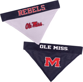 Ole Miss Reversible Bandana (size: L-XL)