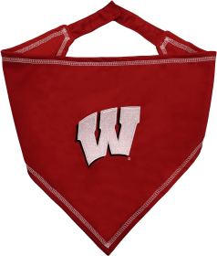 Wisconsin Tie Around Bandana (size: L-XL)