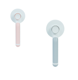 Dog Bowl Stand with 2 Stainless Steel Food Water Bowls (Option: Pink Grey)
