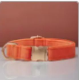 dog Harnesses and dog leash set; Pet Traction Rope Vest Pet Chest Strap Small and Medium Dog Strap Reflective Dog Walking Rope Wholesale (Option: Orange-XS)