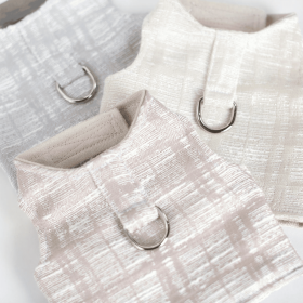 Gia Dog Harness (Color: silver, size: XS)