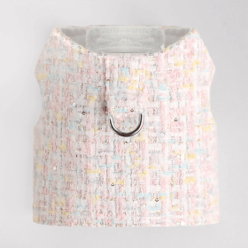 Chantel Tweed Dog Harness (Color: Candy, size: XS)