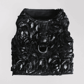 Victorian Dog Harness (Color: Black, size: XS)