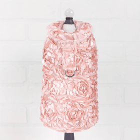 Victorian Dog Coat (Color: Peach, size: SM)