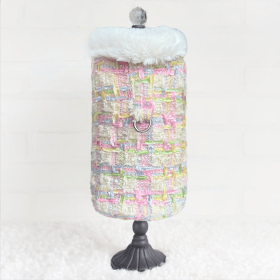 Annabella Dog Coat (Color: Whisper, size: SM)