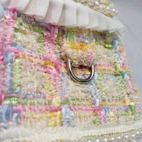 Envogue Dog Harness (Color: Platinum, size: XS)