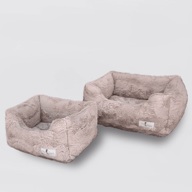 Cuddle Dog Bed (Color: Aquamarine, size: SM)
