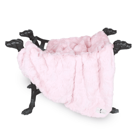 Bella Dog Blanket (Color: Baby Pink, size: small)