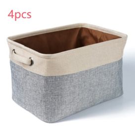 Detachable Pet Cage Food Water Bowl With Clamp Holder (Option: Beige-4PCS)