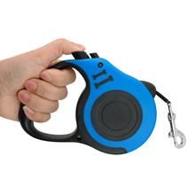Dog Harness; large dog training tactical chest strap; K9 pet chest strap; vest type reflective dog rope; explosion-proof impulse traction (Option: blue-3m)
