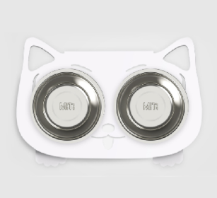 Adjustable Pet Collar with Bell Pendant Lightweight Dog Cat Collar 7-11 inches, Black rope (Option: White-Style1)