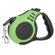 Dog Harness; large dog training tactical chest strap; K9 pet chest strap; vest type reflective dog rope; explosion-proof impulse traction (Option: green-5m)