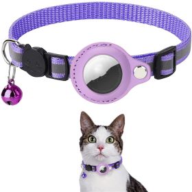 dog Harnesses; New style dog chest strap vest type big dog chest strap explosion-proof flush walking dog rope reflective pet traction rope (Color: Purple)